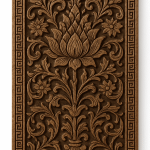 Carved Wooden Wall Panel