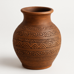 Decorative Clay Vase