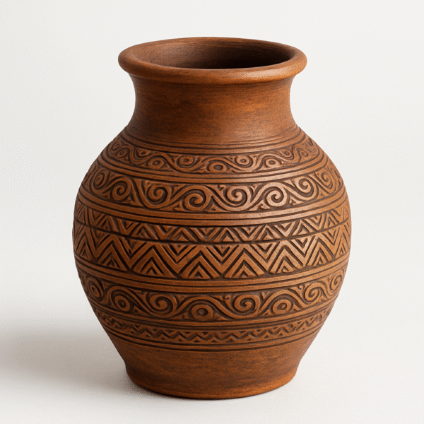 Decorative Clay Vase