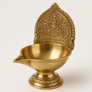 Brass Oil Lamp (Diya)