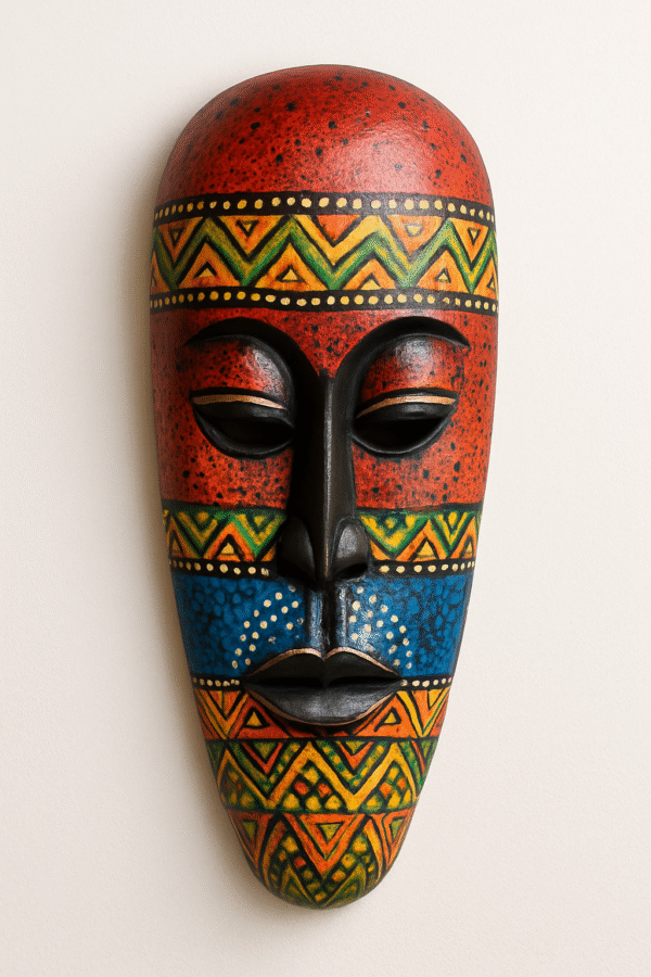 Hand-painted Tribal Mask